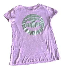 🌴 Crewcuts Lavender Smiley Face T-Shirt (Size 14)